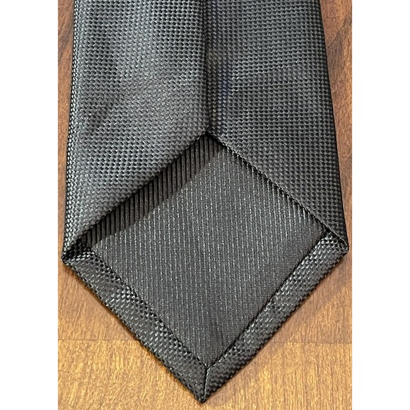 Geoffrey Beene, Black, Hand Made, Polyester, Men’s Neck Tie, Made In China - Picture 2 of 9